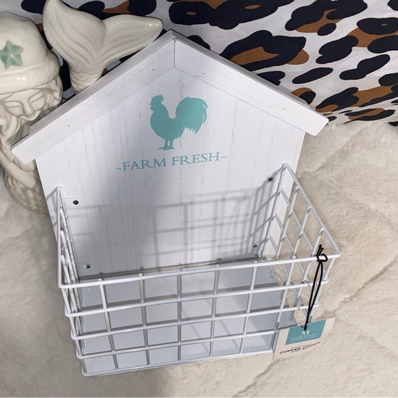 MARTHA STEWART ROOSTER HOUSE COFFEE CADDY - Picture 3 of 7